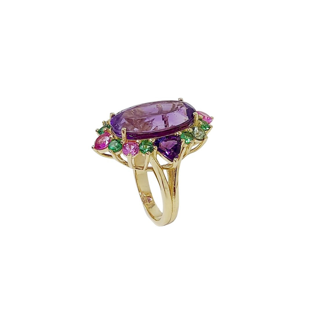 Vivid Amethyst Ring