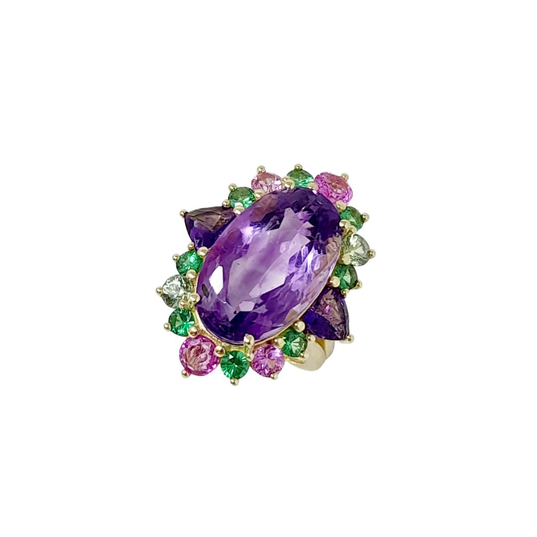 Vivid Amethyst Ring