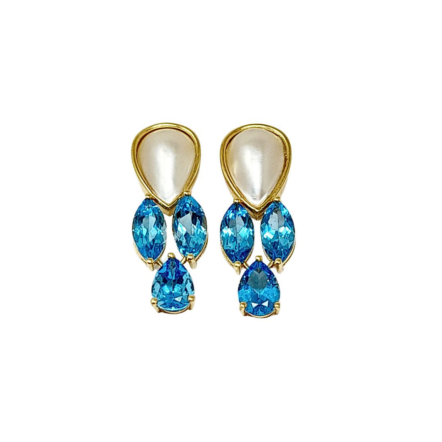 Vivid Mabe Pearl Earrings