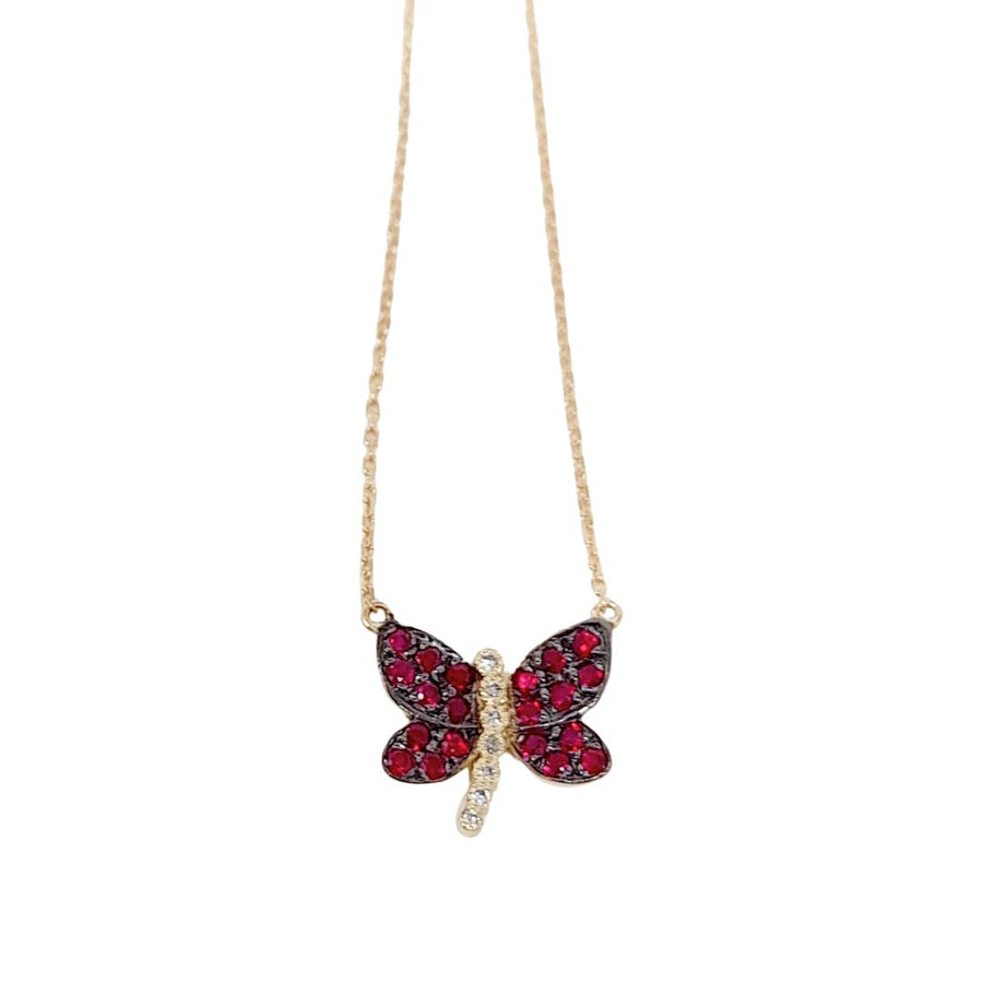 BUTTERFLY RUBY PENDANT