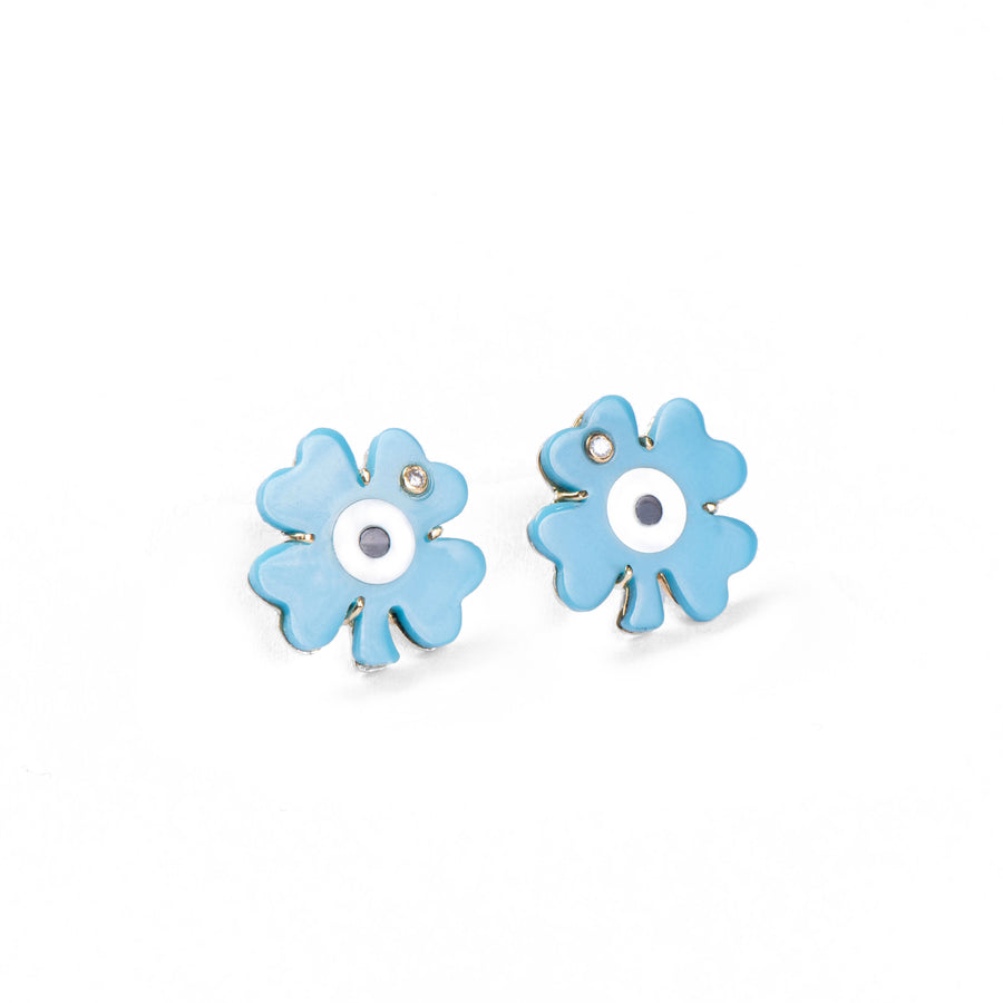 CLOVER EYE EARRING