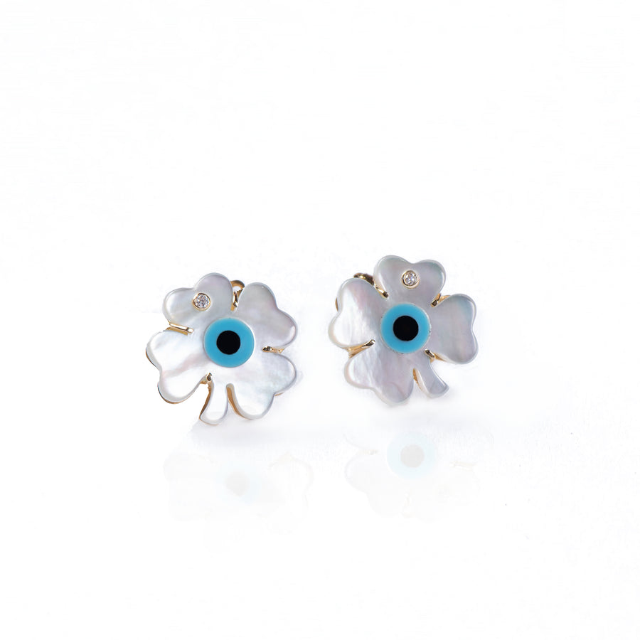 CLOVER EYE EARRING